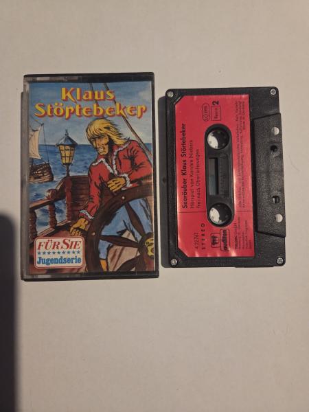 Klaus Störtebeker 4-fach Silber geschraubt Schwarz mit Roten Aufkleber 4.22761 CD Für Dich/Für Sie Jugendserie